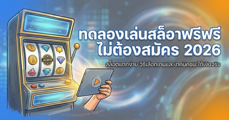 ทดลองเล่นสล็อตฟรีไม่ต้องสมัคร